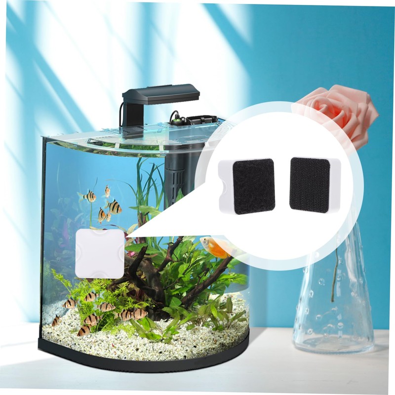 Minkissy Magnetic Brush for Aquariums Double-Sided Cleaning Scraper Algae Remover