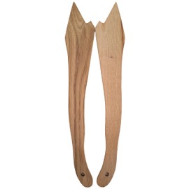 4 x sliding stick for table saws, milling and planing, band saw, oak, 410 x 65 x 10 mm