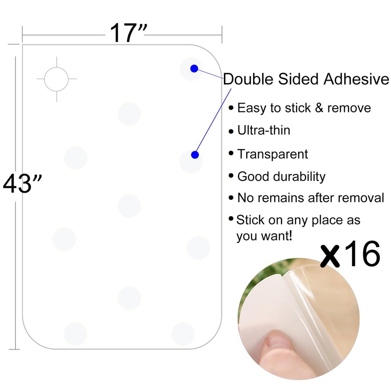 In hand Clear Pet Door Scratch Protector Shield Protect Your