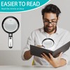 Large Magnifying Glass with 37 LED Light, 10X 20X 45X