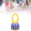 Handled Cage Bell Babies Rattle Orff Plastic Kids Music Percussion