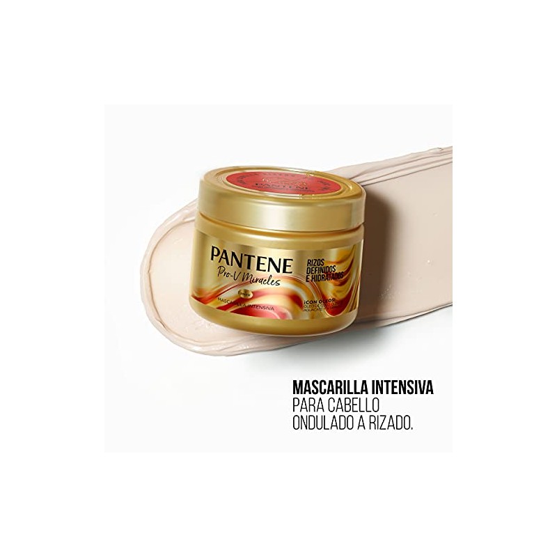 Pantene Mascarilla Intensiva para cabello rizado Pro-V Miracles Rizos Definidos