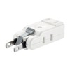 Sanwa Supply TAP-B57W Power Tap, 3 Outlets, 2 Pins, Easy