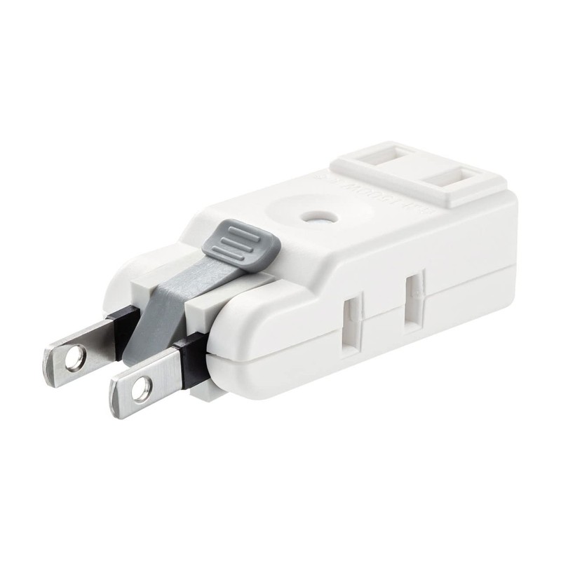 Sanwa Supply TAP-B57W Power Tap, 3 Outlets, 2 Pins, Easy