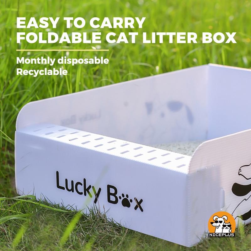 NICEPLUS PET Disposable Cat Litter Box by Niceplus Pet, Sustainable