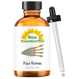 Sun Essential Oils - Four Knives Essential Oil (Huge 4 Ounce Bottle) Bulk - Aromatherapy Oils