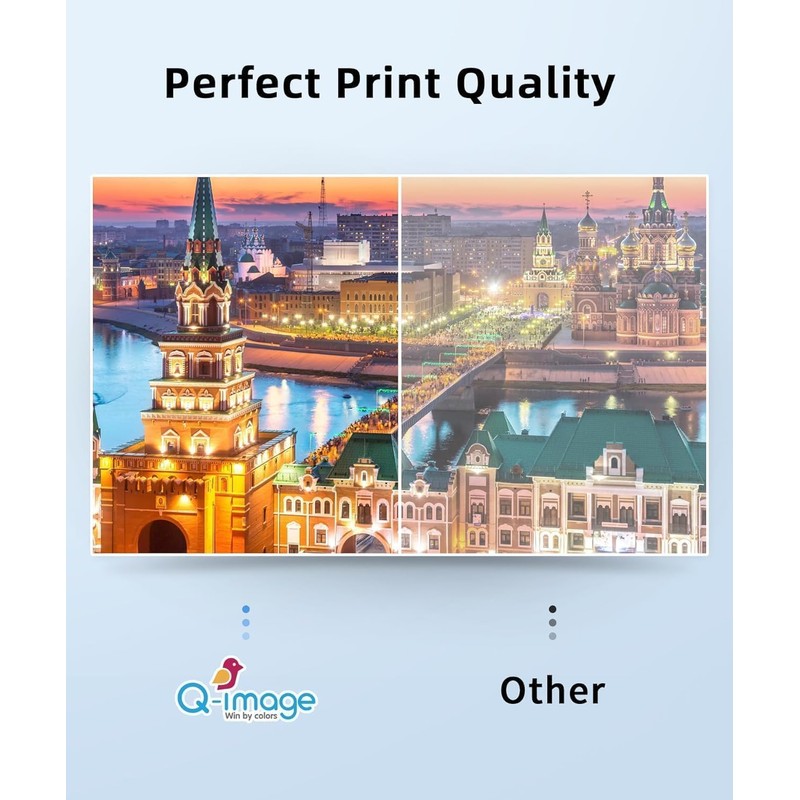Q-image MFC-J1360DW LC501XL LC501 Ink Cartridges Replacement Compatible for LC501