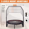 Relife Sports 48" Foldable Fitness Trampoline for Adults Kids Exercise