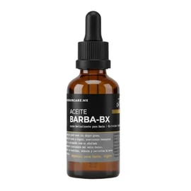 Aceite para Barba Hombre con BX-Cítricos y 7 Aceites Naturales | Hidratante y Fortalecedor con Jojoba, Ricino, Emogreen y Vitamina E | Aroma Cítrico-Amaderado | MENSKINCARE.MX (30 ML)