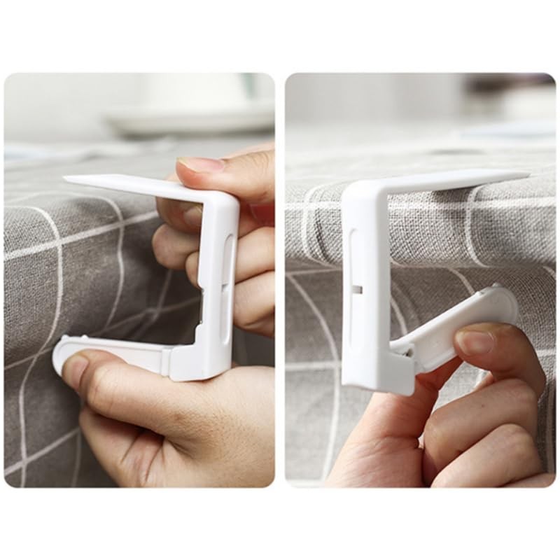 LAKYMIE Pack of 16 tablecloth clips, table cover clips, tablecloth