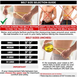 RDX 6 Zoll Gewichthebergürtel Schnalle Leder Fitness-Gürtel Geeignet Für Bodybuilding, Gewichtheben & Krafttraining, Schwarz, Gr.- M