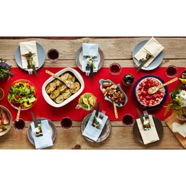 Neet Bamboo Wooden Cooking & Serving Utensils, kitchen utensils, 6 Piece Set (Circle Design) by Neet