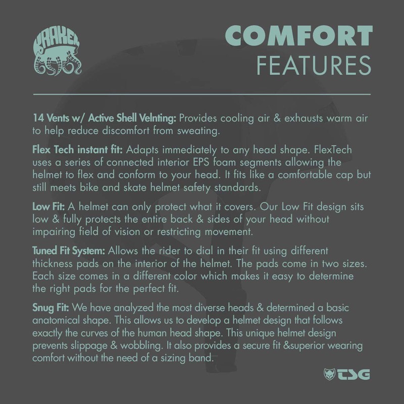 Tsg Kraken Solid Color Helmet, Unisex, Kraken Solid Color, satin