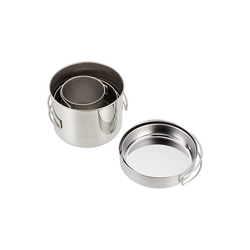 佐藤金属興業(Satokinzoku) Cooker Set, サイズ：135×130×100mm, 5 pcs