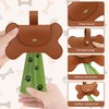 Dog Poop Bag Dispenser Leather Poop Bag Holder Dog Waste