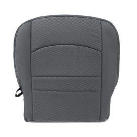 Priprilod Cloth Passenger Side Bottom Replacement Seat Cover Gray(X8) Compatible with Dodge Ram 1500 2500 3500 4500 5500 2013 2014 2015 2017 2018