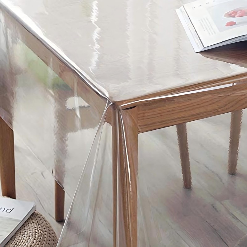 Sancua Mantel Rectangular de PVC 100% Impermeable, 70 x 90