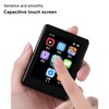 MP4 Player Touchscreen Metal Shell Portable BT Wireless Music Player