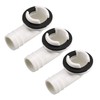 uxcell Air Conditioner Drain Hose Connector Elbow Fitting with Rubber