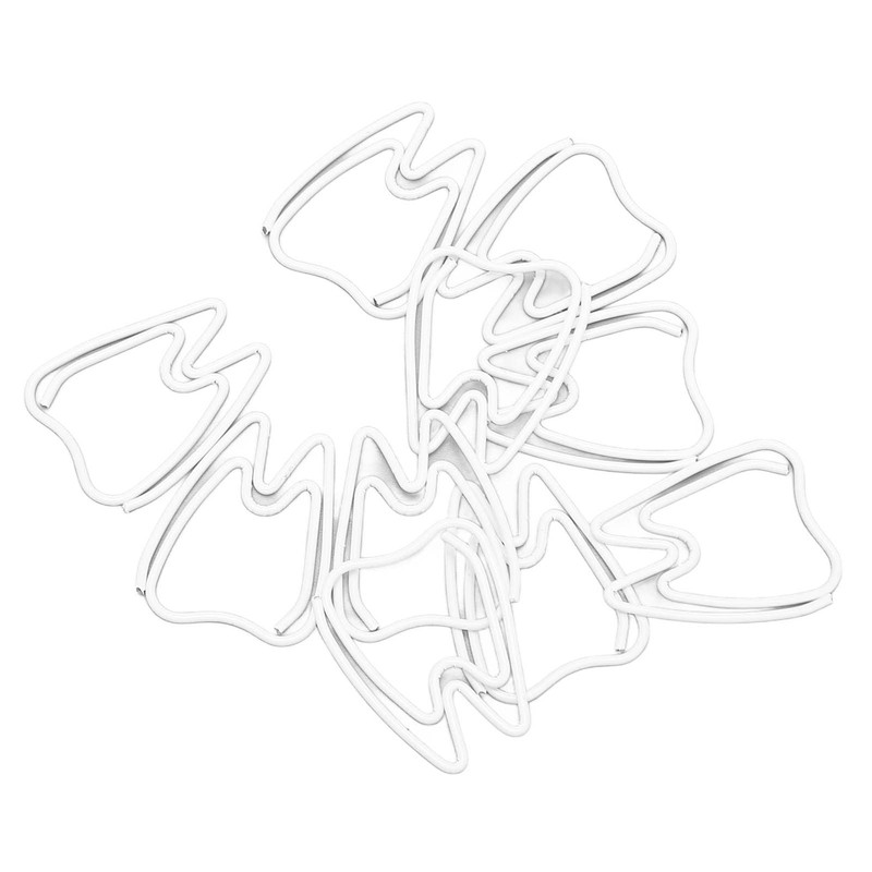 Paper Clips, 100 Pieces Tooth Shaped Paper Clips, Memo Note