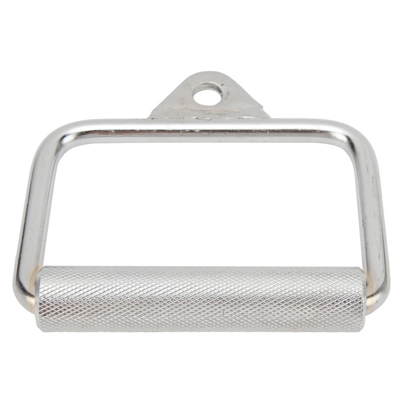 Cable Machine Handle Steel Knurled Fitness Hand Grip Pulldown Rowing