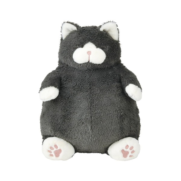 Libuhao 27722-74 Hugging Pillow, Cat Positivity, Tuna, Medium Size, Total Length Approx. 15.0 inches (38 cm), Cute, Fluffy, Cat, Hugging Pillow,