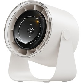 POOCCI Desk Fan, Strong Airflow 100 Speeds Quiet Digital Display Rechargeable Battery Operated Fan Portable Personal Fan for Office, Bedroom, Kitchen, Home, Outdoor, Small Travel Camping USB Table Fan