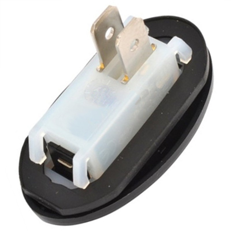 Spares2go Black Gas Hob Push Start Ignition Button Switch for