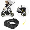 Shanrya Pushchair Wheel Cover, Reusable Oxford Cloth Baby Stroller Wheel
