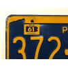 1961 Pennsylvania License Plate Registration Sticker, YOM, PA, Tag