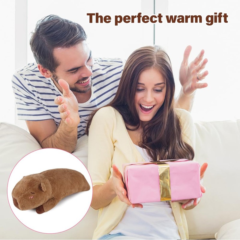 YANGUN Capybara Electric Blanket, Cuddly Blanket with Automatic Shut-Off, Electric