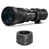 High-Power 420-800mm f/8.3 Manual Telephoto Zoom Lens for Canon EOS