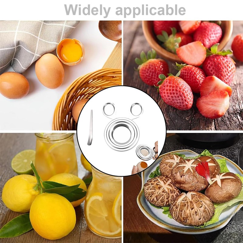 Egg Peeler, Boiled Egg Cutter, Silver Egg Cutter, Shell Remover