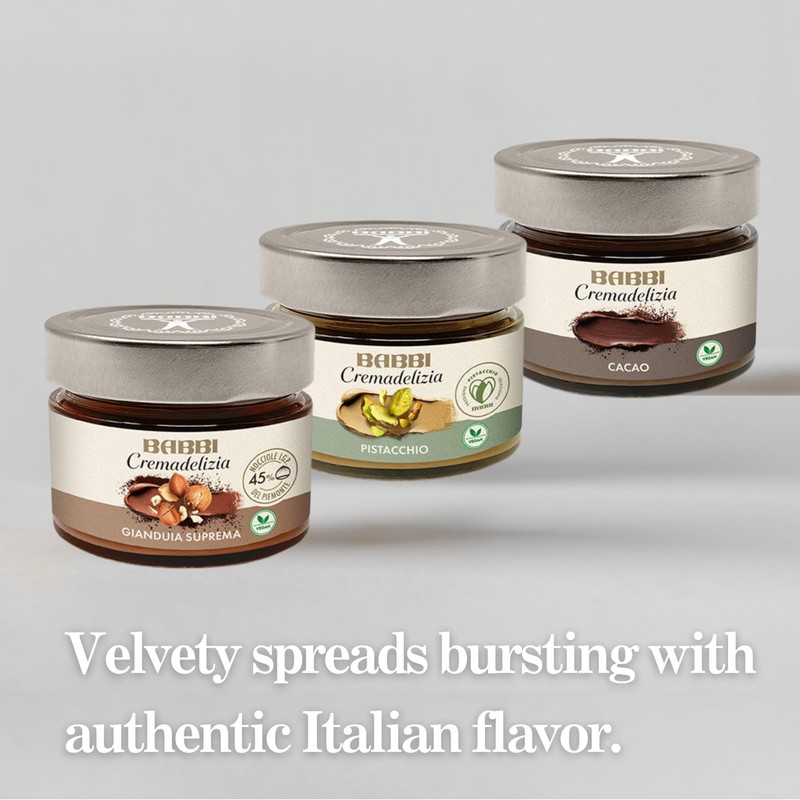 Babbi Cremadelizia Three, Jar Gift Box (each jar 6 OZ):