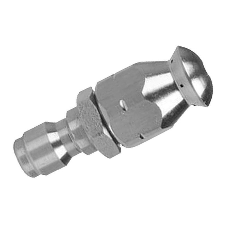 BE-TOOL Pipe Cleaning Nozzle, 1 Piece Rotating Nozzle Pipe Nozzle