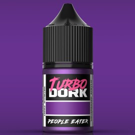 Turbo Dork People Eater Metallic Acrylic Paint 22ml Bottle - Water-based Non-Toxic Metallic Finish Paint
