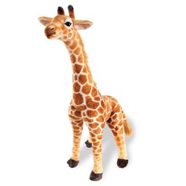 Real Planet™ Gold Giraffe Realistic Plush Stuffed Animal - Size: 22.5", Color: Gold