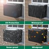 Plusluck Air Conditioner Cover Outside, Black Window AC Unit Cover,