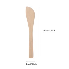 Miibiscolit 26Pcs Butter Spreaders Wooden Cheese Spreader, Dumpling Making Tools Cheese Jelly Jam Spreader Dumpling Filling Spreading Spoon - 6.5inch