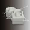 1pcs 4Pins ZHB35-120P15 Refrigerator Compressor Starter Relay Over Load Protector