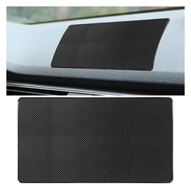 DUSCOKE Car Dashboard Non-Slip Mat, 10.6" × 5.9" Car Dash Anti-Slip Sticky Pad Auto Dash Gripping Mat, Universal Vehicle Dashboard Accessories for GPS, Keys, Glass, Coins, Smartphone (Large)