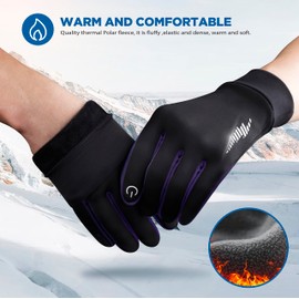 SIMARI Winter Gloves Women Men Ski Snow Gloves Liner Thermal Warm Touch Screen, Suit for Running, Cycling, Biking, Hiking, Driving, Walking, Typing, Freezer Work, Sports Outdoor 102