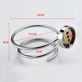 SWETON Haartrocknerhalter/Fönhalter robustem 304 Edelstahl Chrom, Badzubehör zur Wandmontage