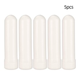 5 Pack / 10 Pack Essential Oil Inhaler Bottles Therapy Empty Nasal Inhaler Tubes Plastic Tubes with Wick ALKOY