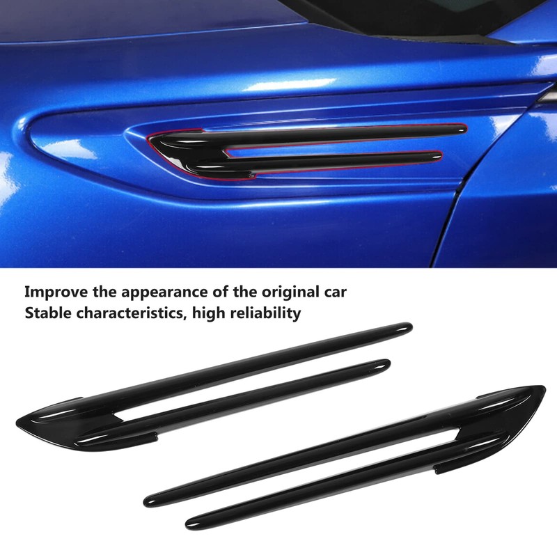 OUKENS Fender Side Vent Trim Cover, 2pcs Car Side Fender