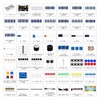 Kit de Componentes Electrónicos con Resistor Capacitor Transistor y LED