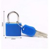 MEISO 3 Pcs Mini Security Padlock with Key, Suitcase Locks