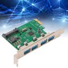 USB3.0 Expansion Card 5Gbps Transmission VIA Chip 4 Ports Enclosed