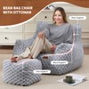 Big Bean Bag Chairs for Adults Cozy Giant Bean Bag