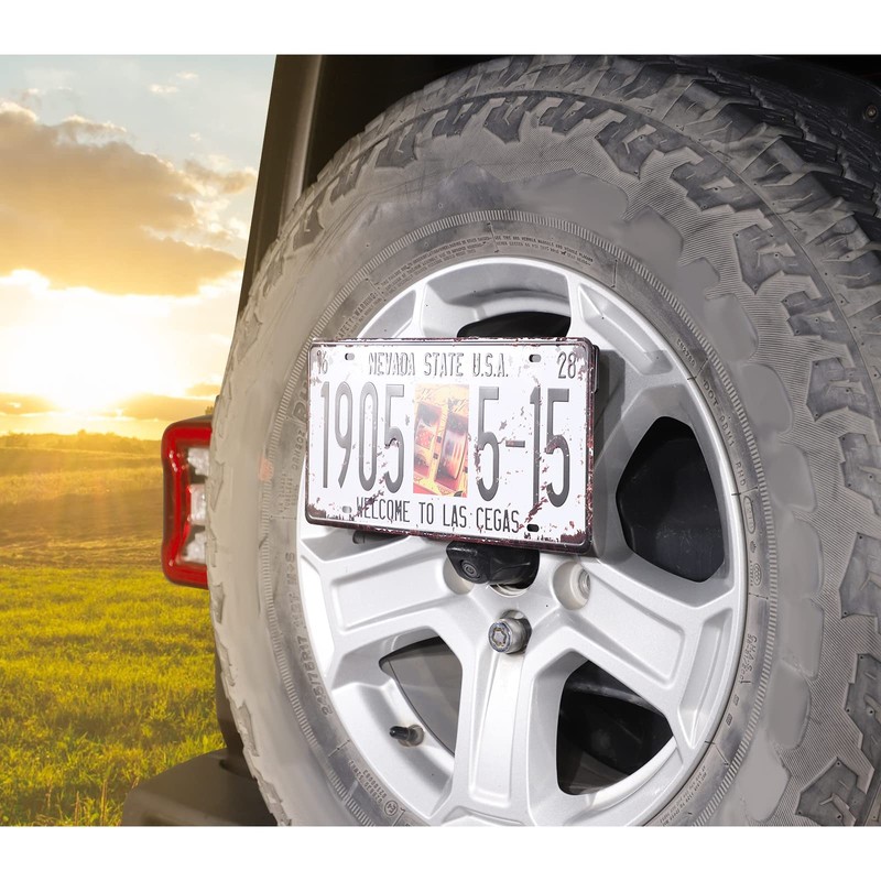Hoolcar Spare Tire License Plate Relocation Bracket Holder for 2007-2021